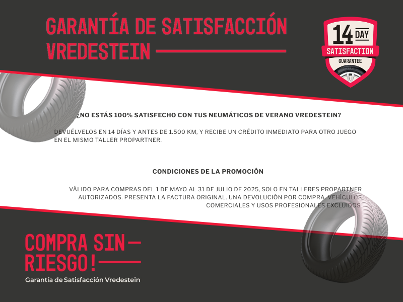 FRANCE - VRED GARANTIA SATISFACCION VERANO 2025